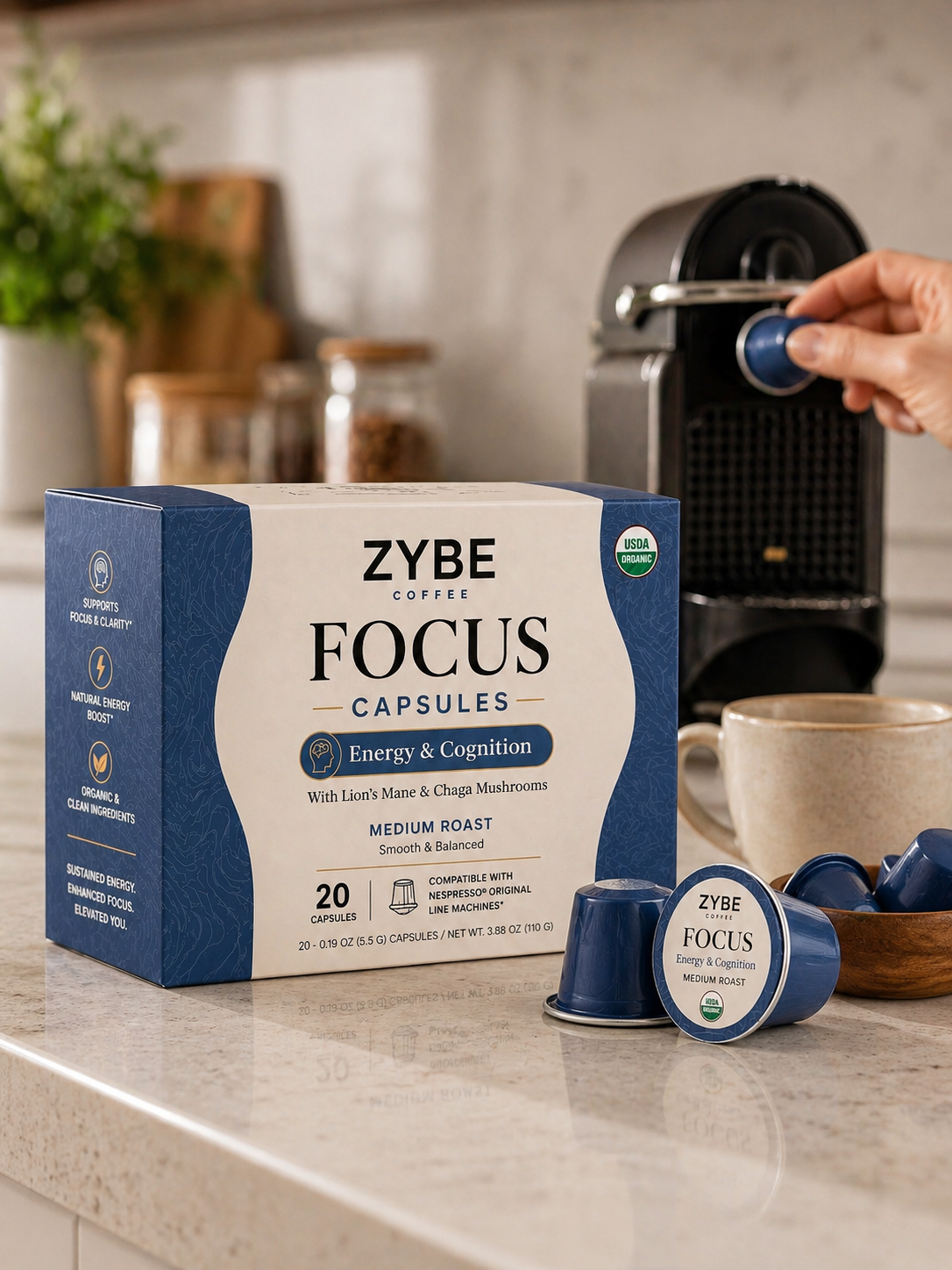 Focus Coffee Capsules - Hover