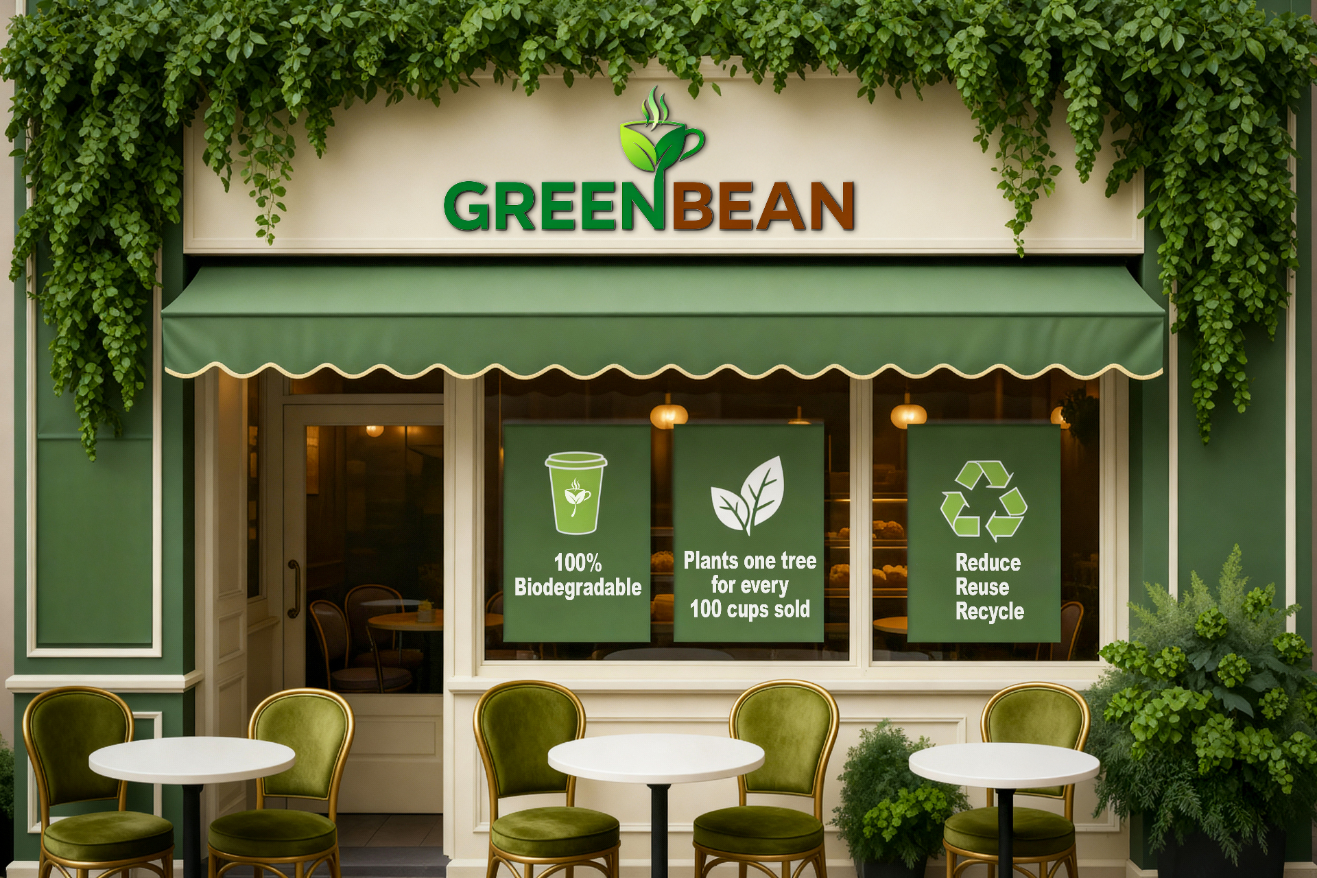 GreenBean Storefront Mockup